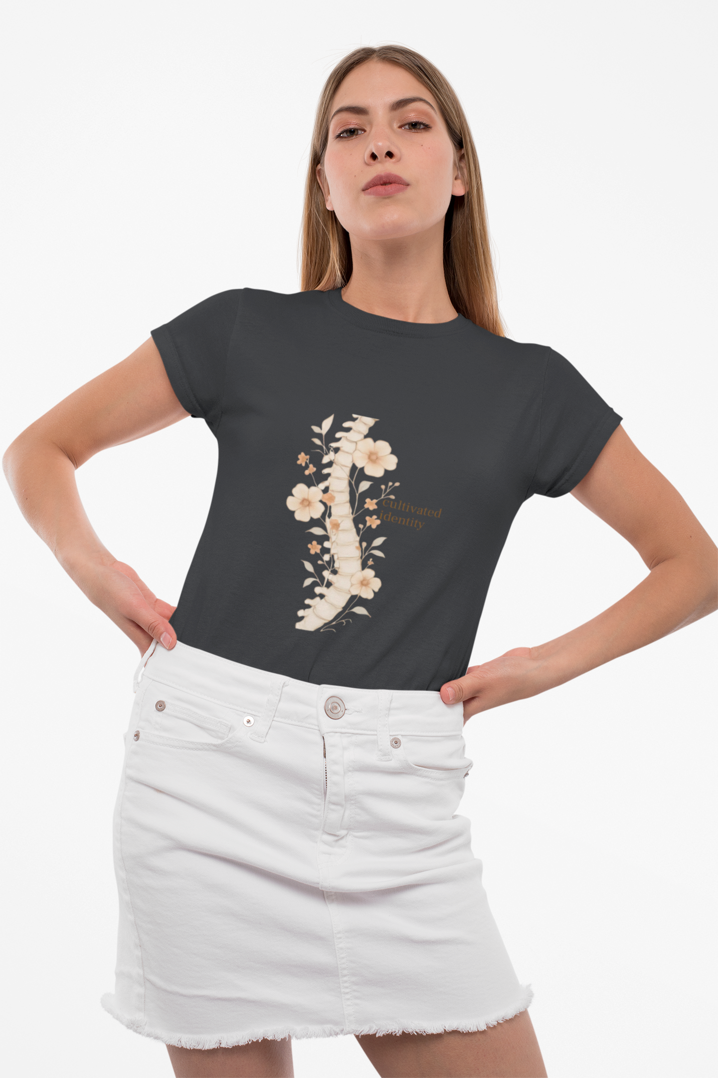 Botanical Anatomical Spine Tee Art of Medicine apparel 13