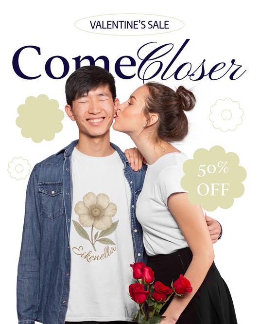 Botanical Microbiology Unisex Tee - Eikenella Corrodens Imaginary Flower Design