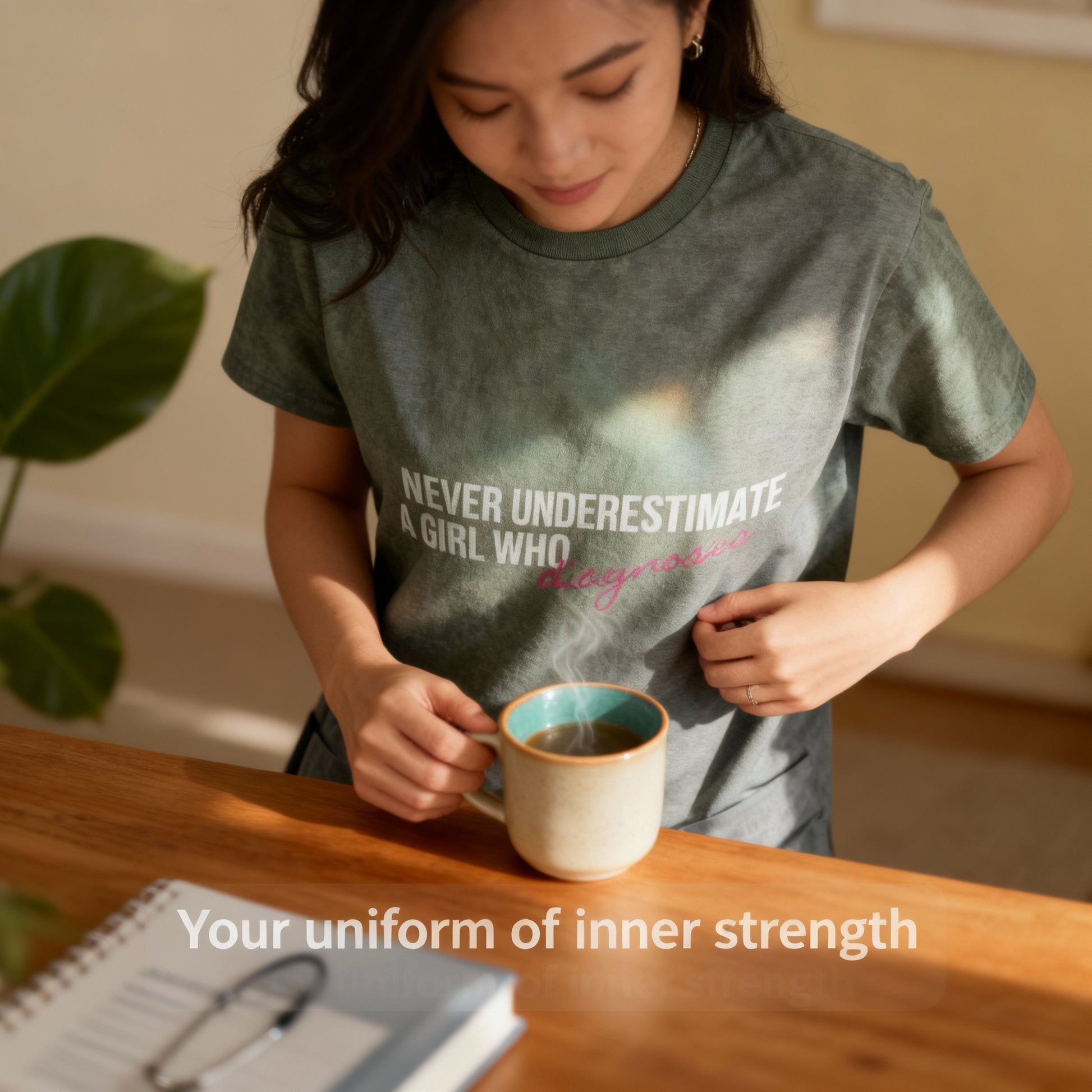 Never Underestimate a Girl Who Diagnoses Tee Art of Medicine apparel 8