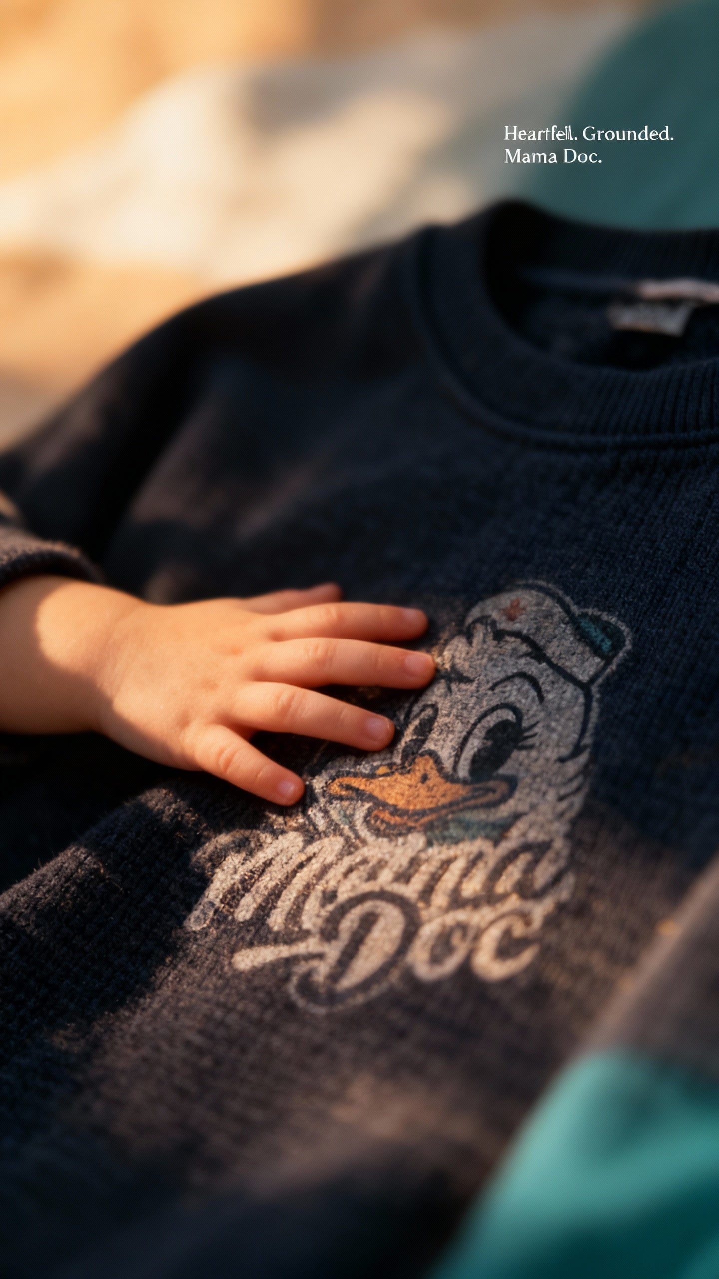 The Mama Doc Crewneck Art of Medicine mom apparel