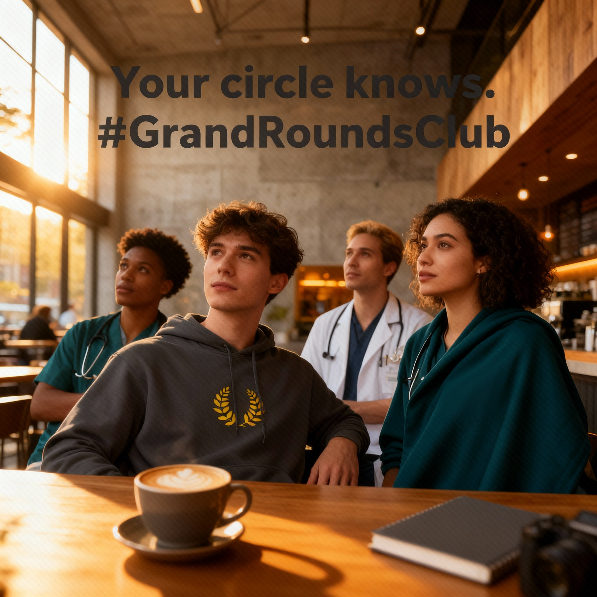 Grand Rounds Club Hoodie Art of Medicine apparel 12