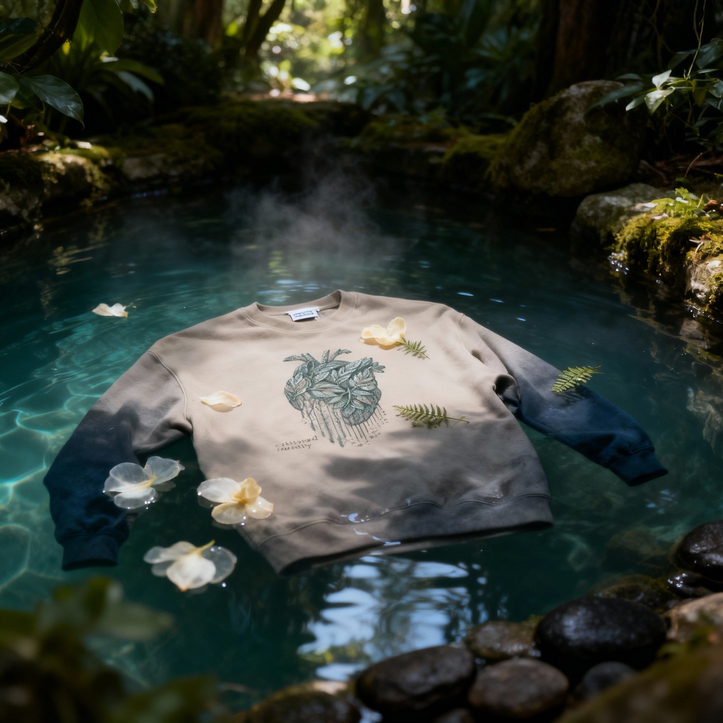 Botanical Anatomical Heart Sweatshirt Art of Medicine apparel