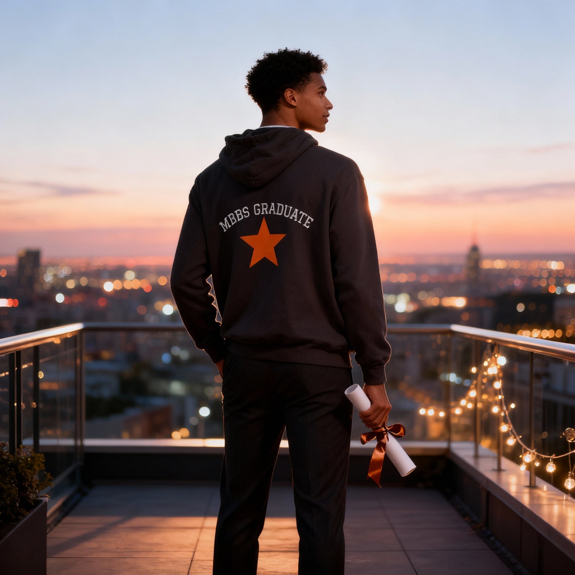 MBBS Graduate Star Hoodie victory sweatshirt for graduates