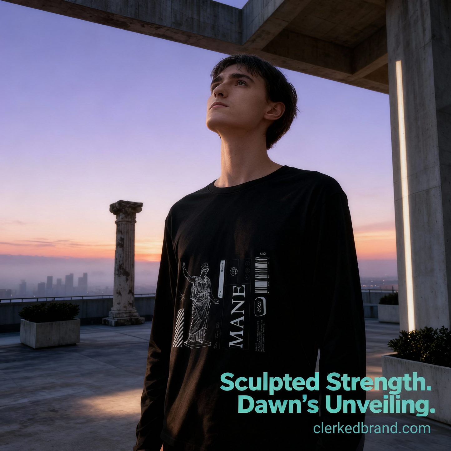 Mane Statue Vintage Graphic Tee aesthetic medical streetwear