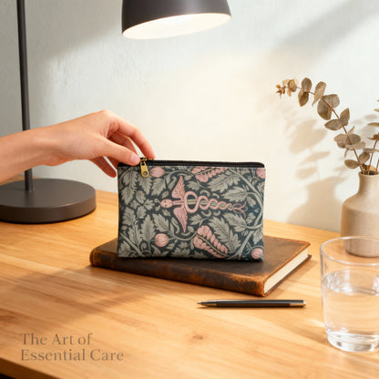 Cauduceus Print Accessory Pouch unique healthcare worker accessory