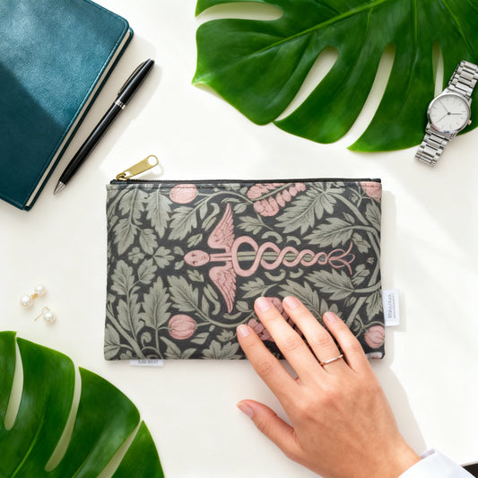 Cauduceus Print Accessory Pouch healthcare professional lifestyle gear