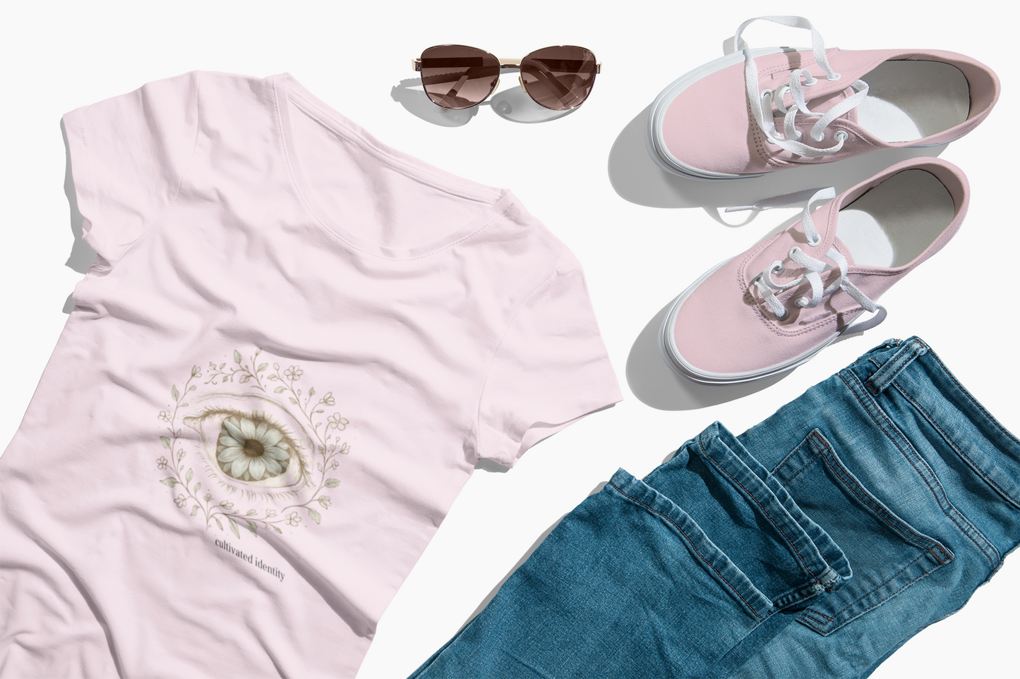 Botanical Anatomical Eye Tee unique doctor appreciation gift