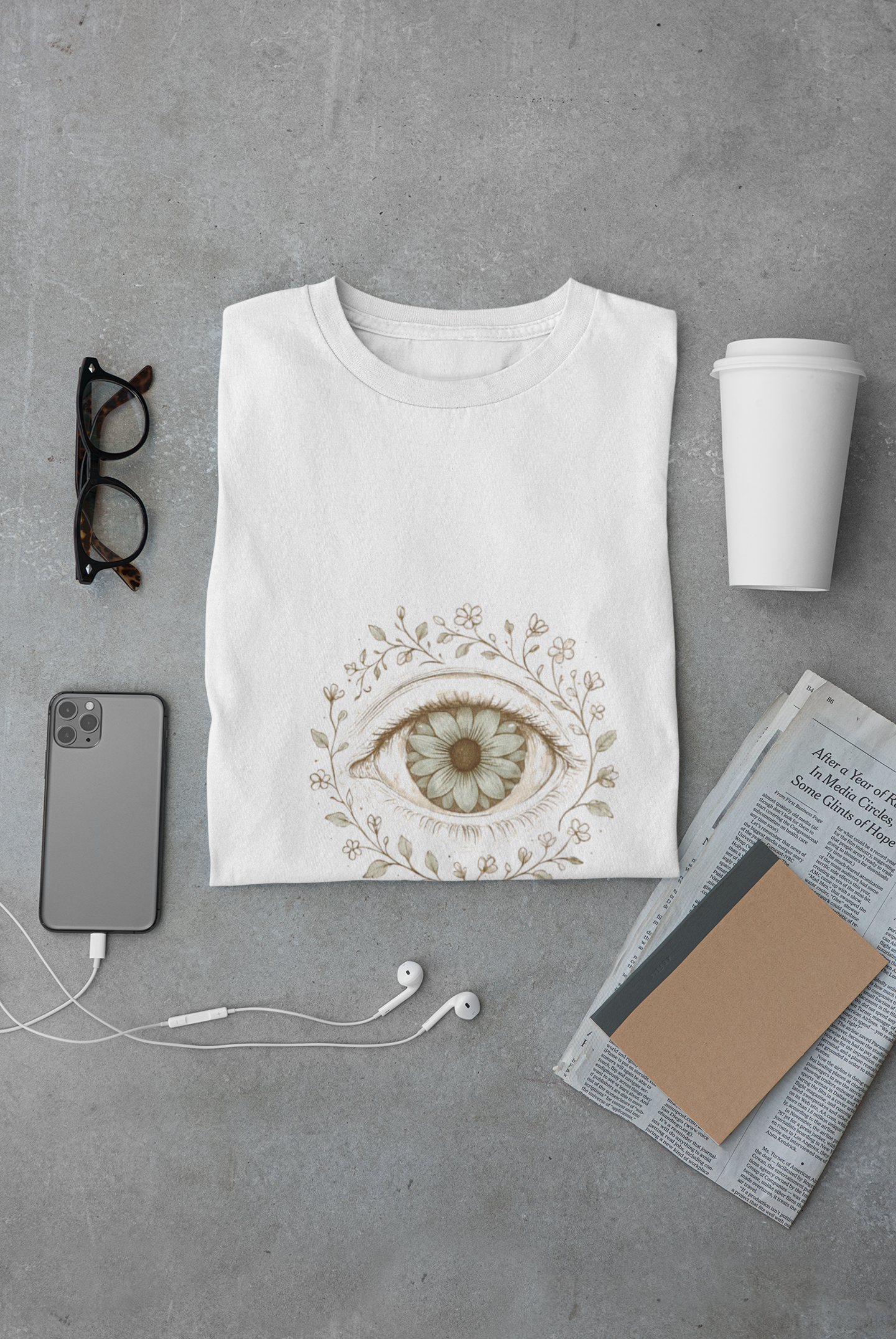 Botanical Anatomical Eye Tee Art of Medicine apparel 11