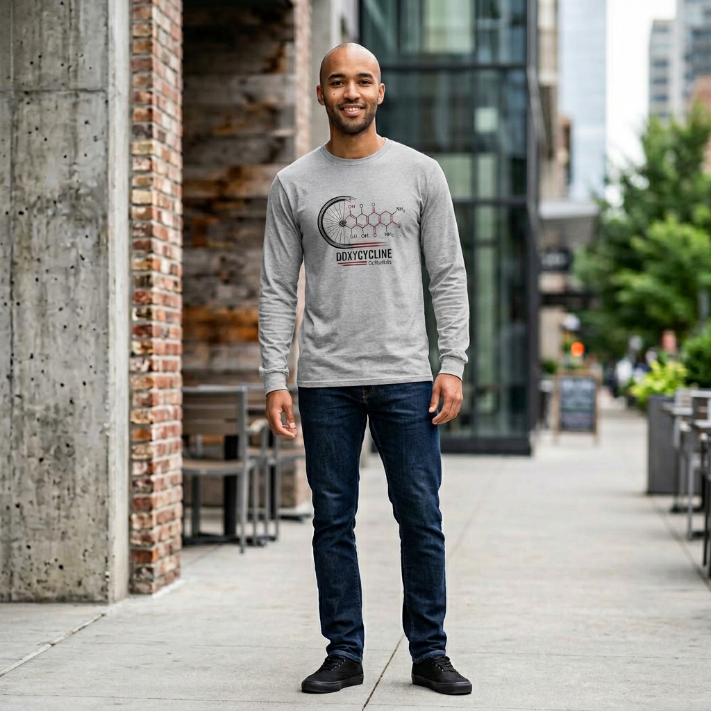 Doxycycling Doctor Graphic Long Sleeve Tee