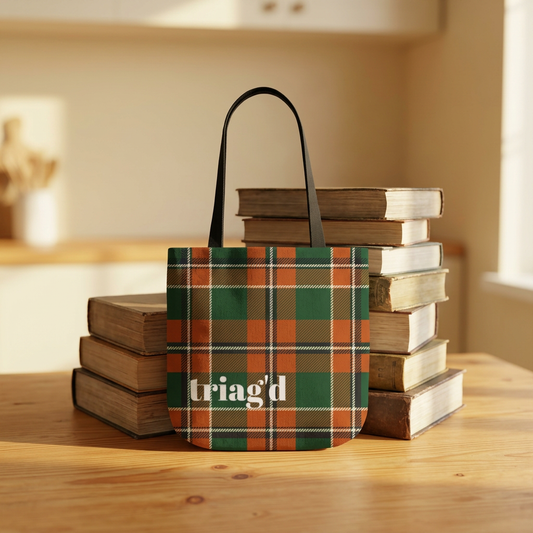 Triag'd Tartan Nurse Tote