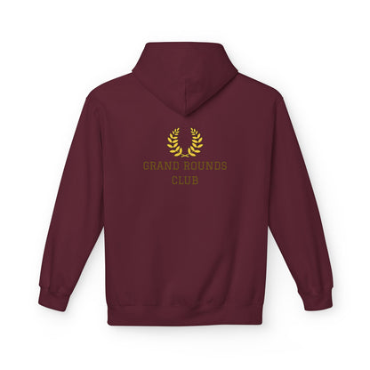 Grand Rounds Club Hoodie — Anatomical Laurel Medical Streetwear Pullover - Medical Art Apparel