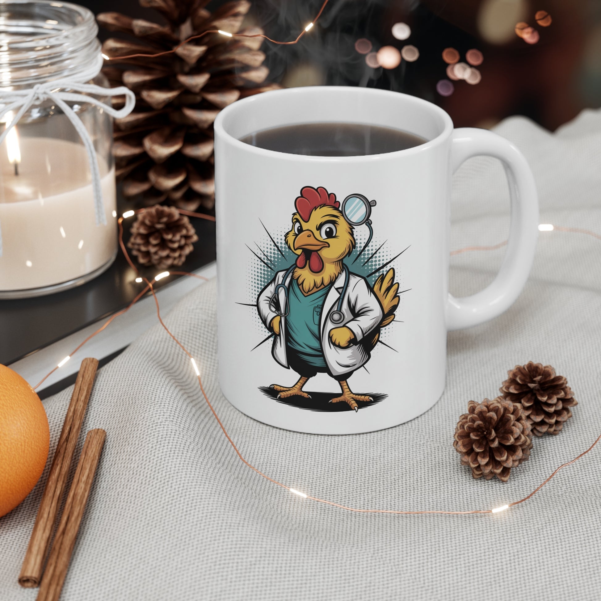 The Freshly Hatched Doctor Mug cute medical gift view