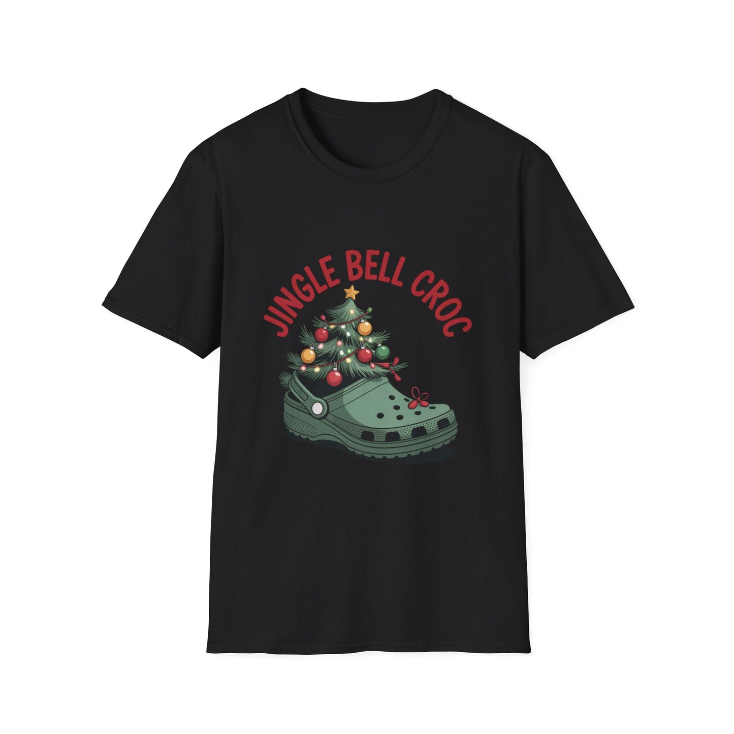 Jingle Bell Croc T-Shirt christmas gift for croc fans shirt