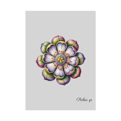 Botanical Pichia Imaginary Microbiology Fine Art Poster