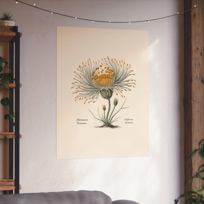 Botanical Actinomyces Imaginary Microbiology Fine Art Poster