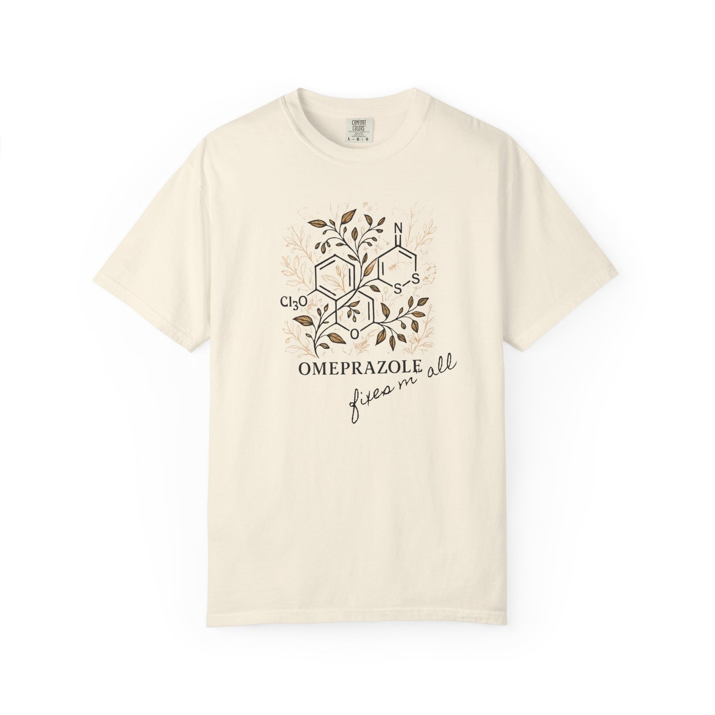 Omeprazole Funny Botanical Pharmacy Tee Art of Medicine apparel 13