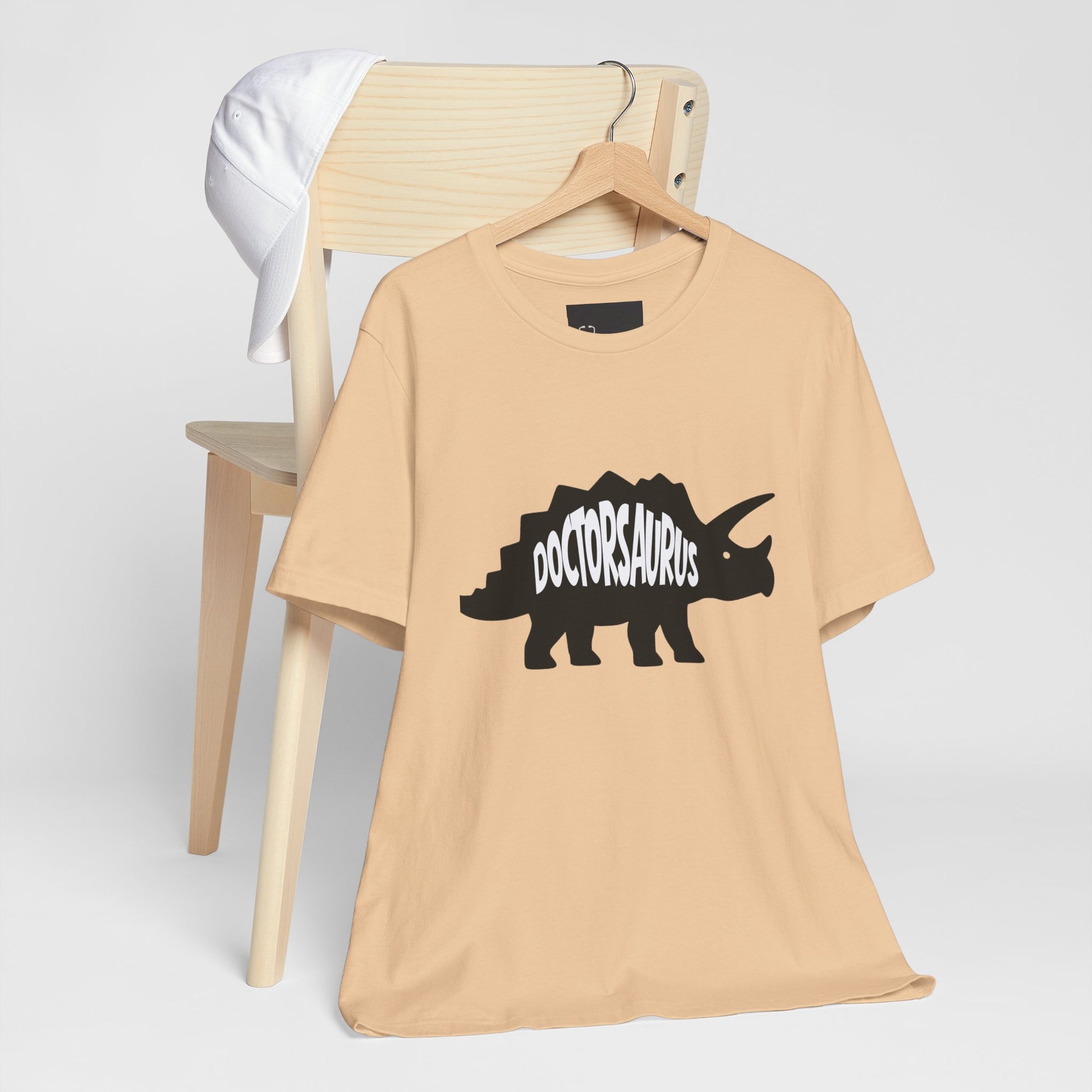 Doctorsaurus Triceratops Unisex Tee, Medical PhD Student Gift, Doctor Graduation Shirt - Medical Art Apparel