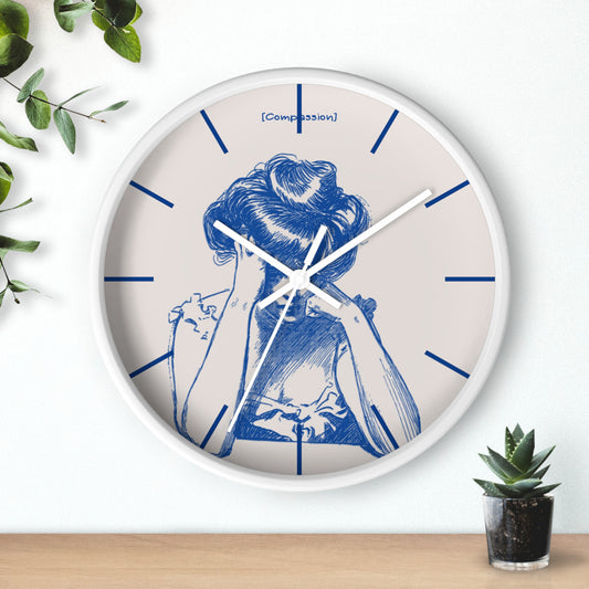 Compassion Wall Clock unique medical professional timepiece