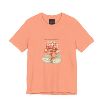 E Coli Flower Tee art of medicine botanical design