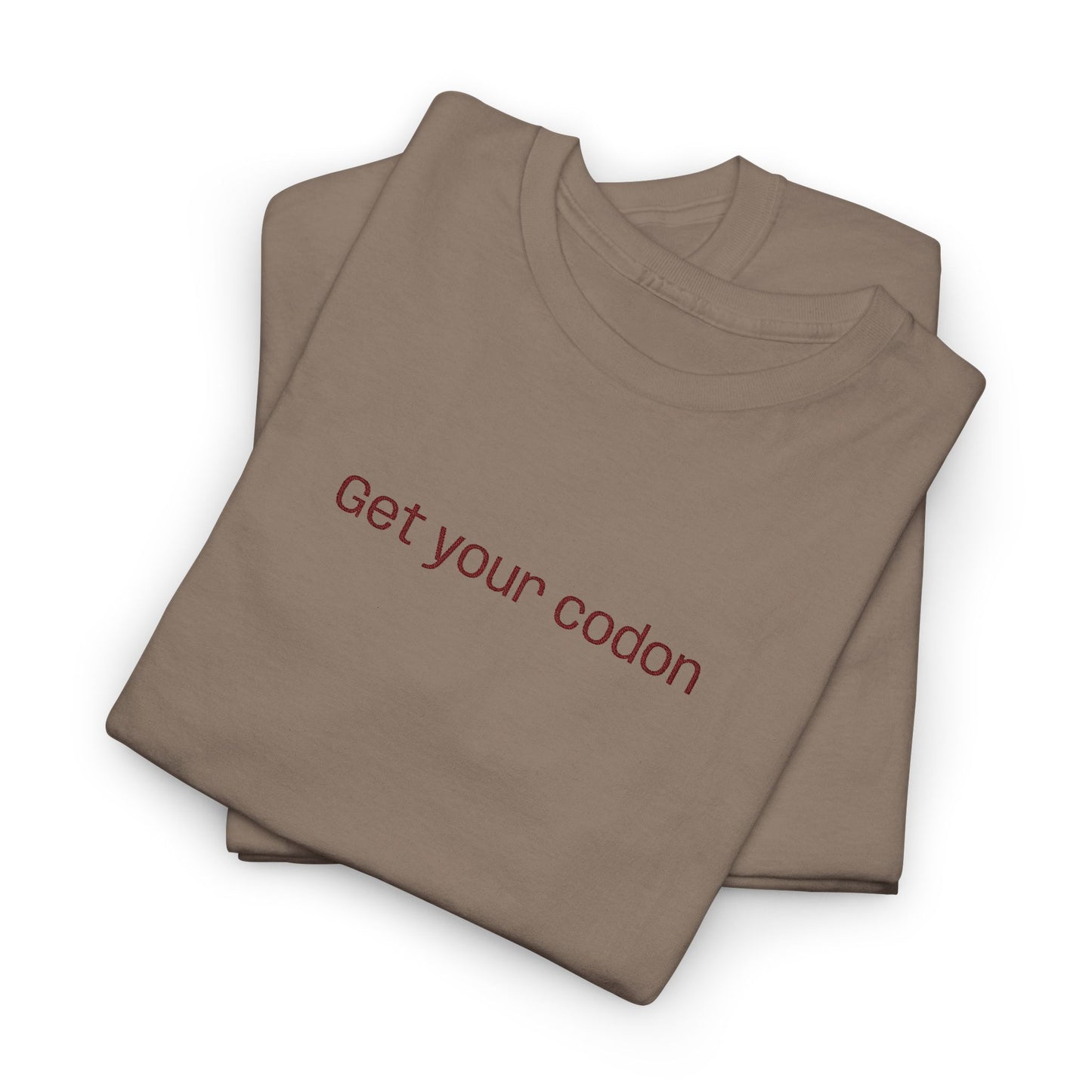 “Get your codon” Embroidered Tee