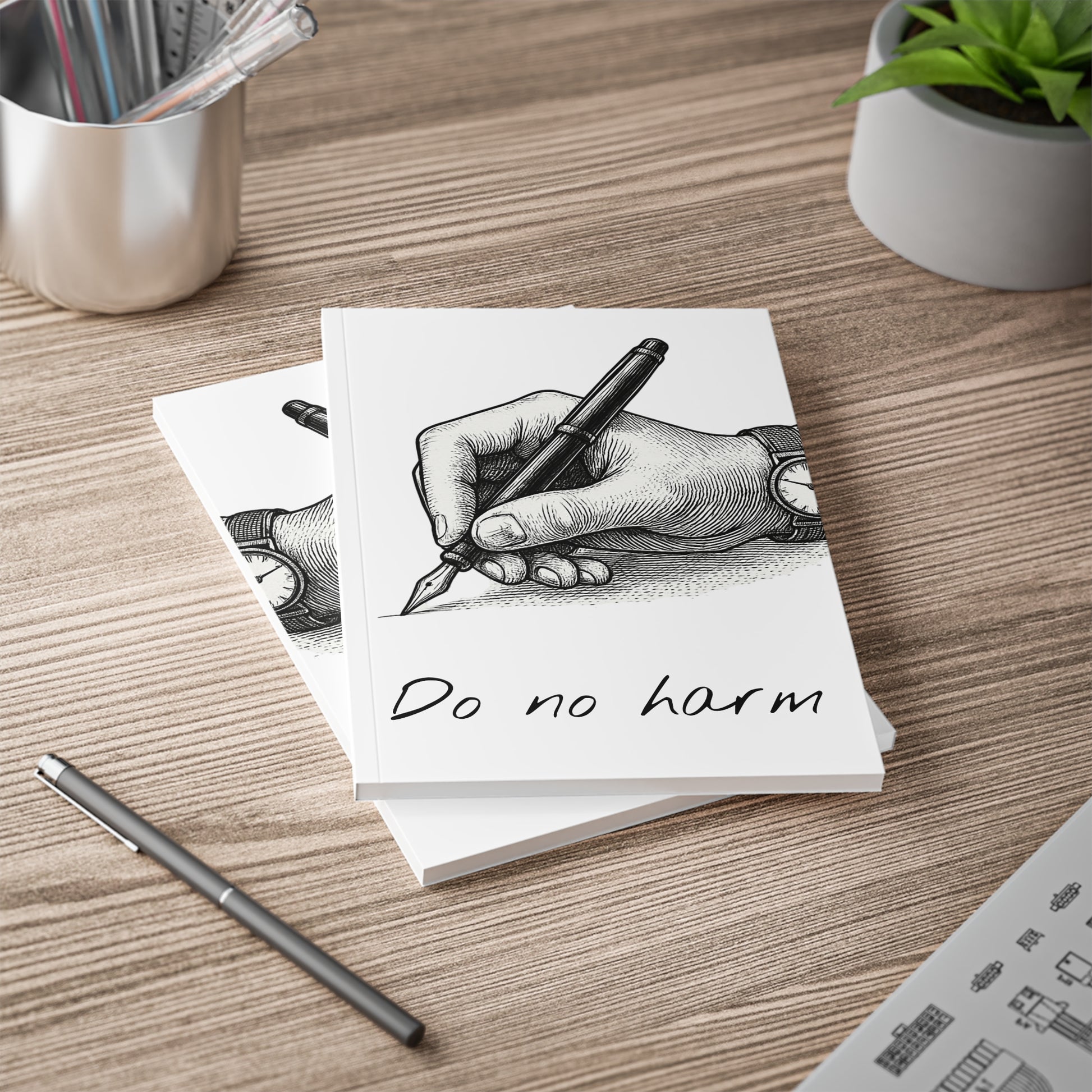 Do No Harm A5 Notebook medical career milestone notebook
