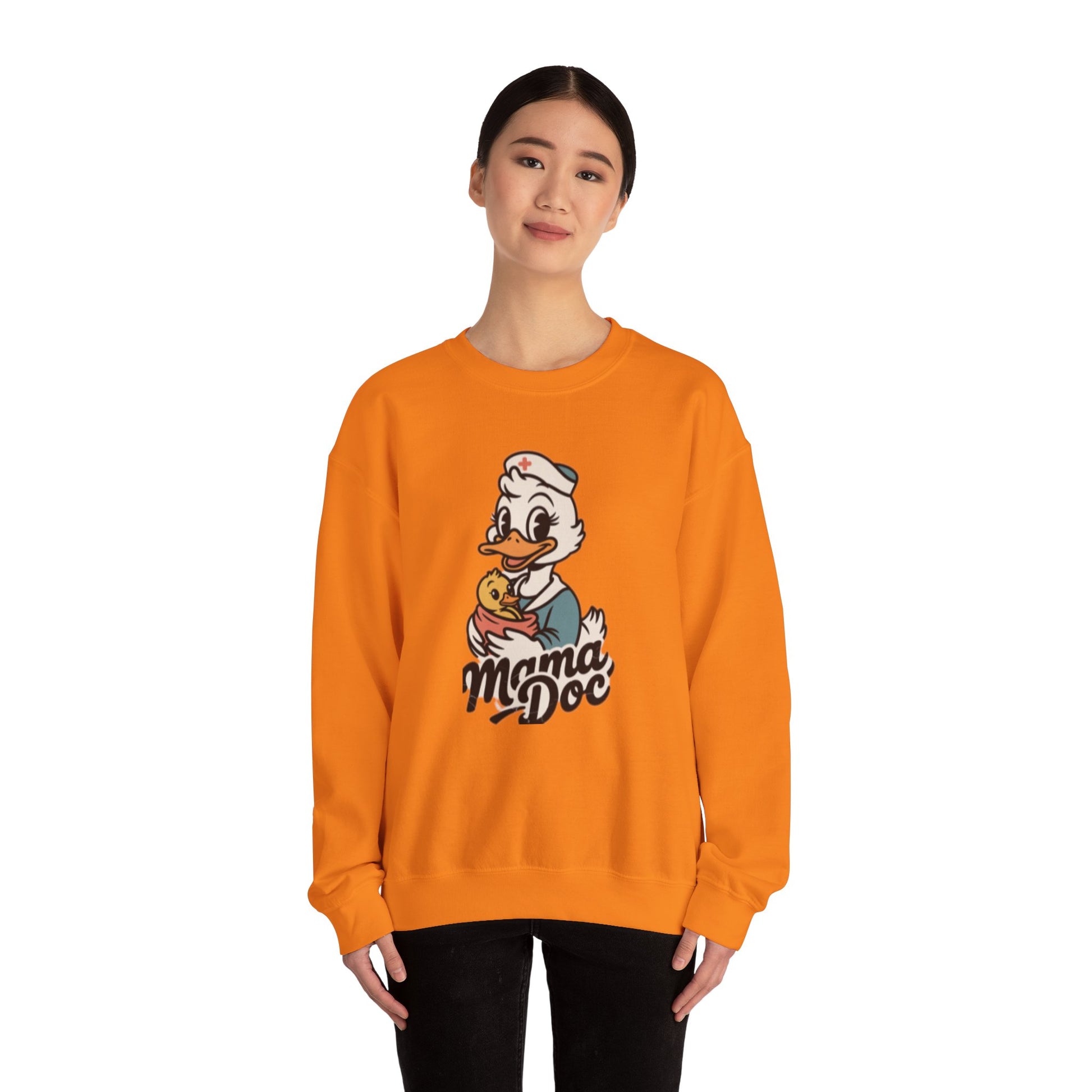 The Mama Doc Crewneck Art of Medicine mom apparel
