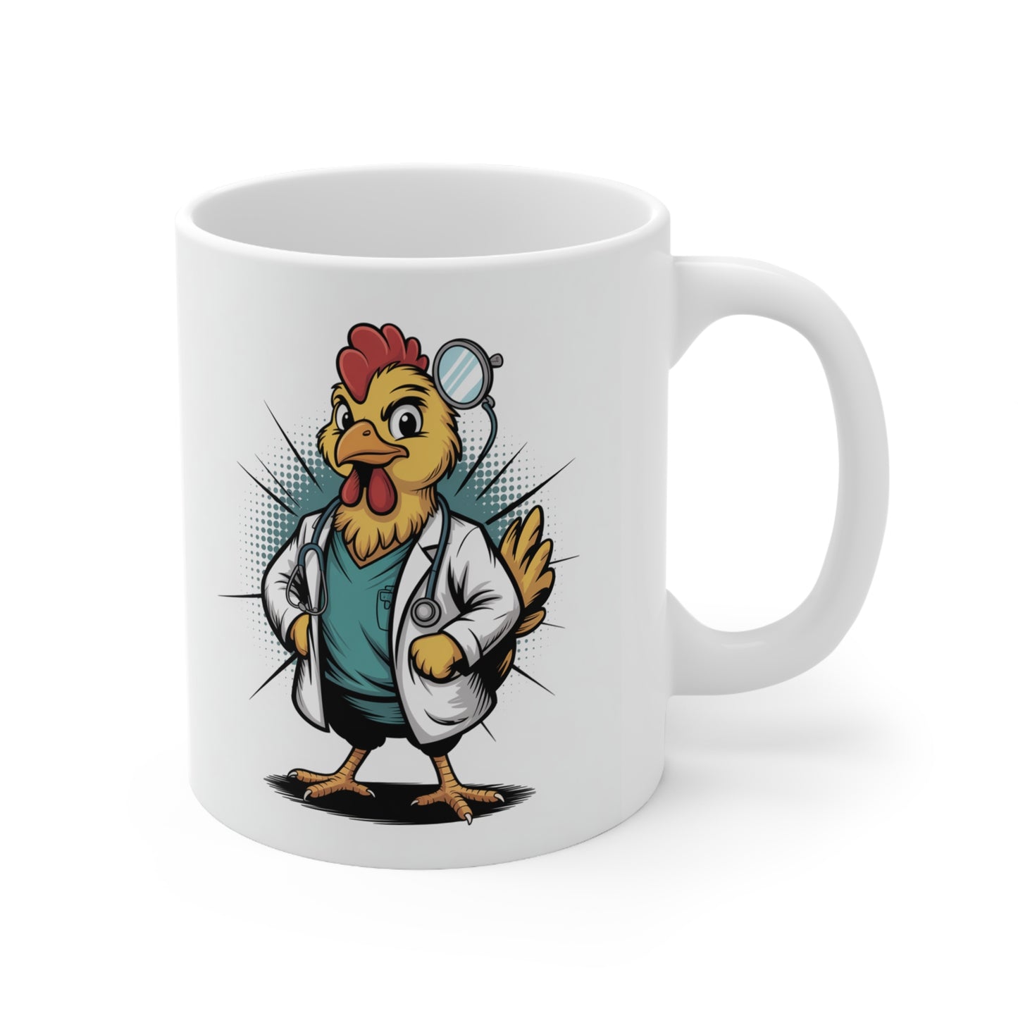 Freshly Hatched Doctor Mug cute and capable gift cup