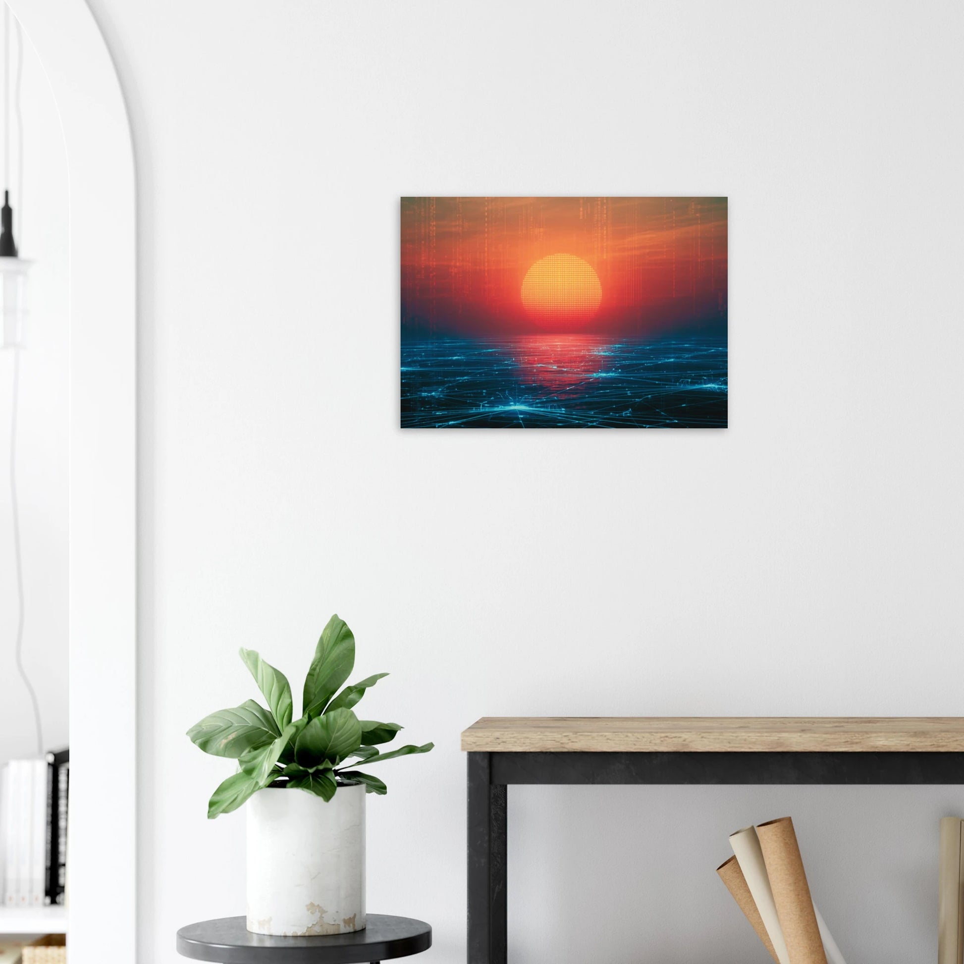 Sunrise in the Machine Garden Art of Medicine series v1