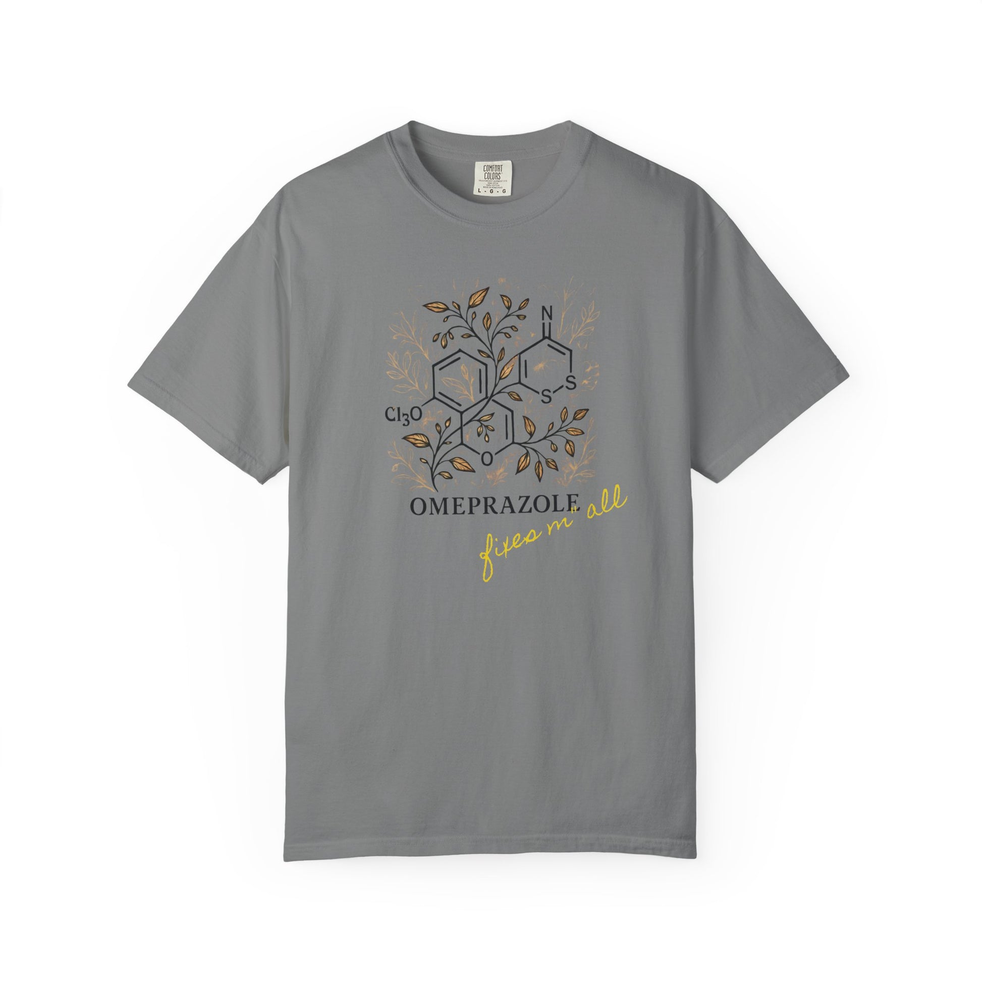 Omeprazole Funny Botanical Pharmacy Tee Art of Medicine apparel 14