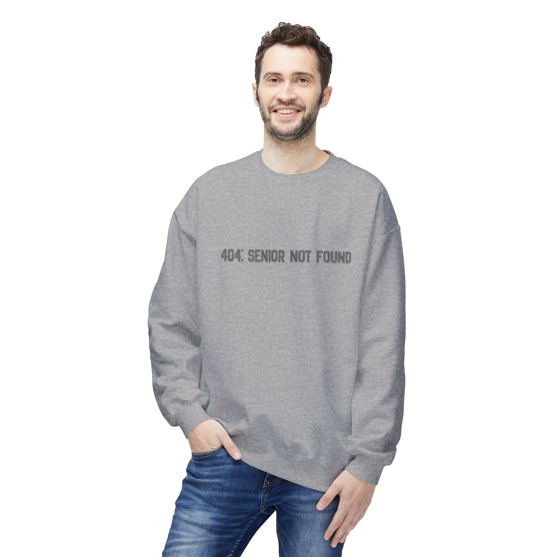 404: Senior Not Found Crewneck Sweatshirt Art of Medicine apparel 13