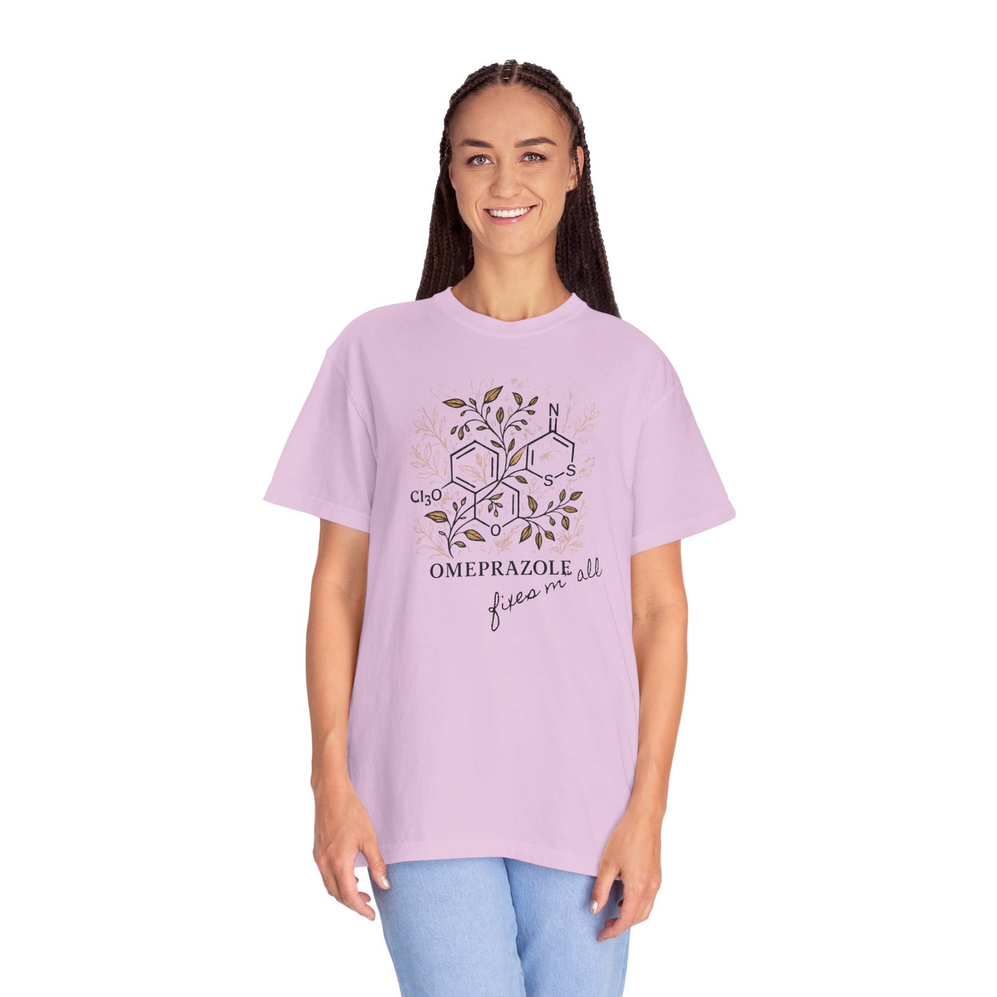 Omeprazole Funny Botanical Pharmacy Tee unique doctor nurse apparel