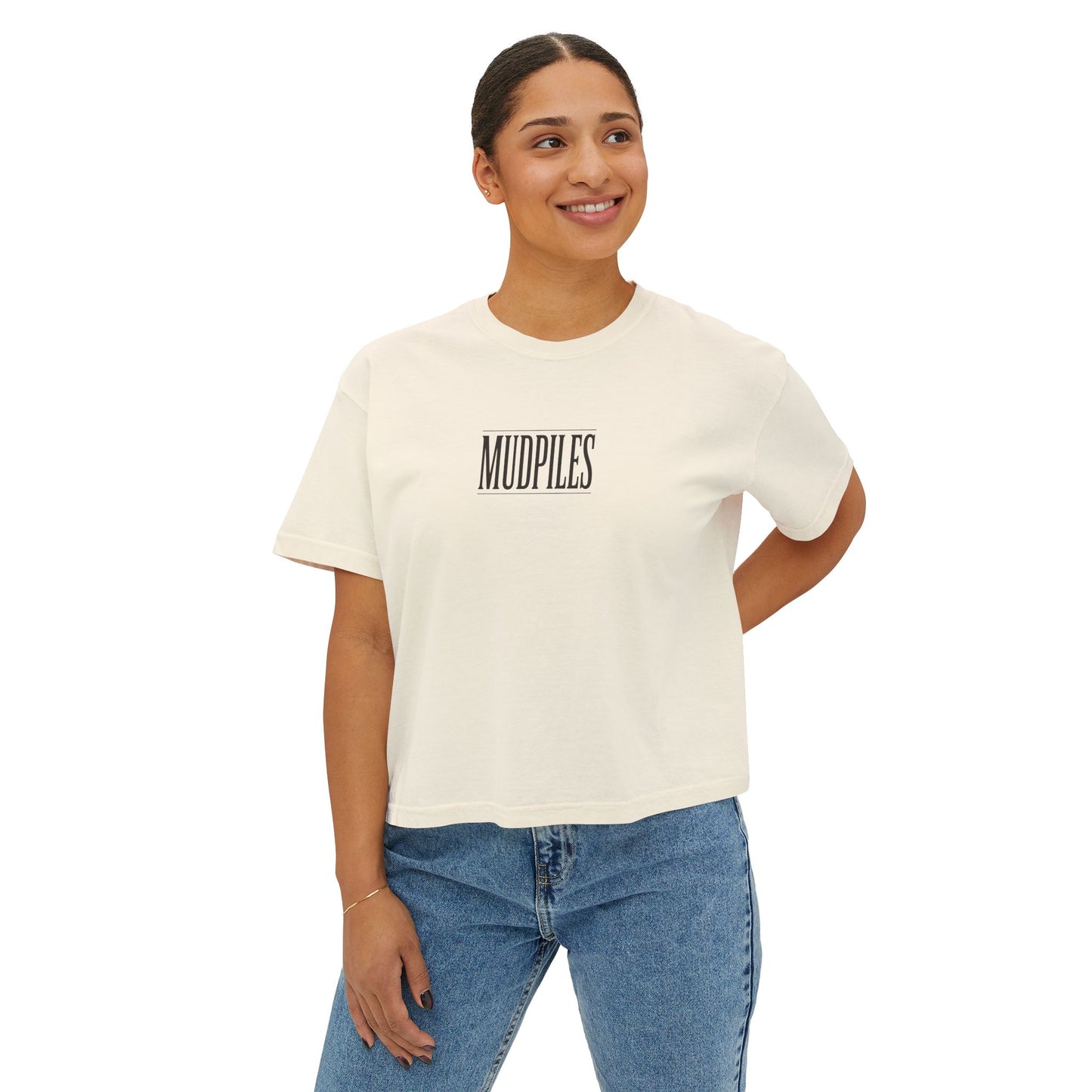 Mudpiles Cropped  T-Shirt or The Anion Gap Tee
