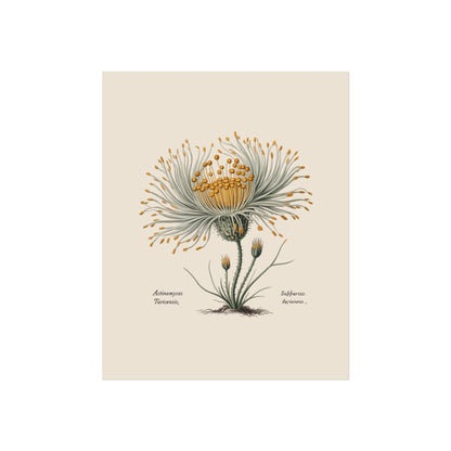 Botanical Actinomyces Imaginary Microbiology Fine Art Poster