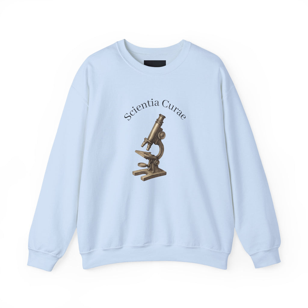 Microscope Science Curiosity Sweatshirt laboratory curiosity apparel