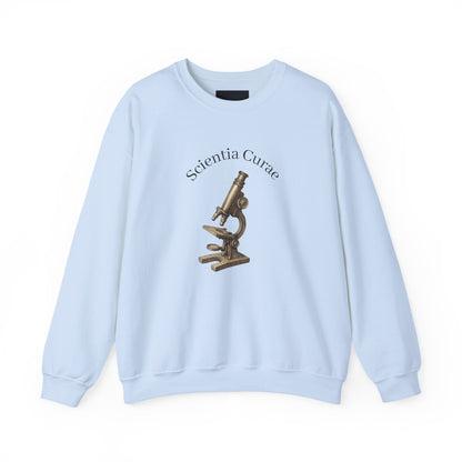 Microscope Science Curiosity Sweatshirt laboratory curiosity apparel