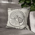 Vintage Brain Scan Throw Pillow medical office decor