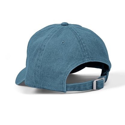Shift Happens Embroidered Denim Hat - After the Bleep Goes Off