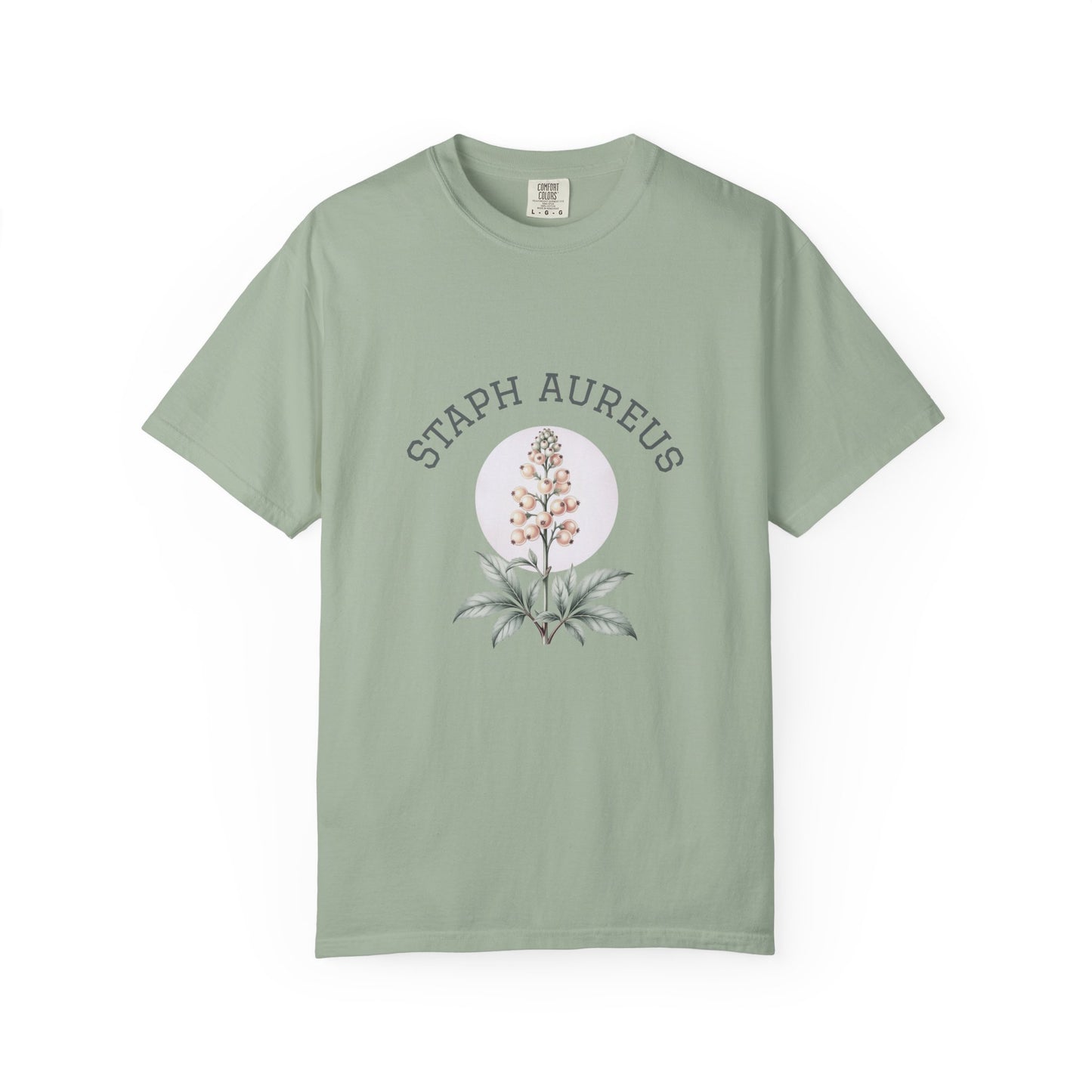 Staph Aureus Botanical Tee Art of Medicine apparel 12