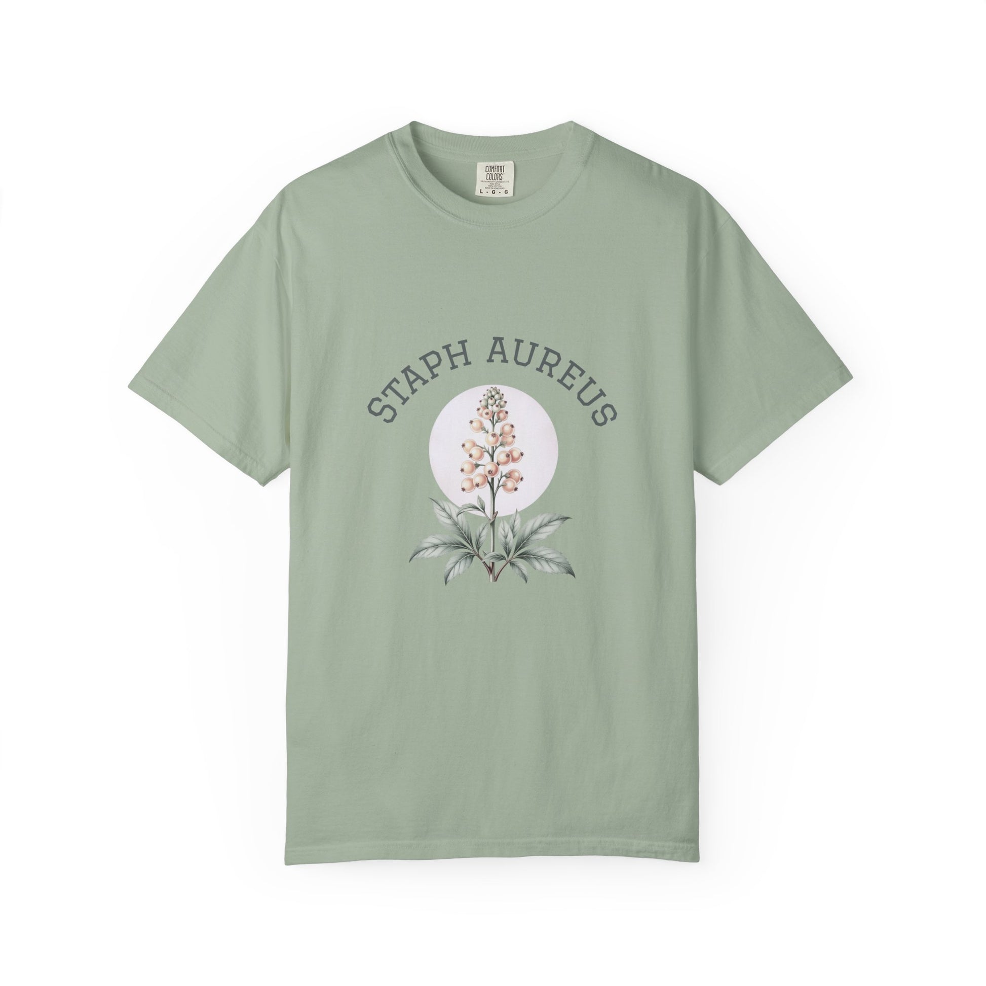 Staph Aureus Botanical Tee Art of Medicine apparel 12