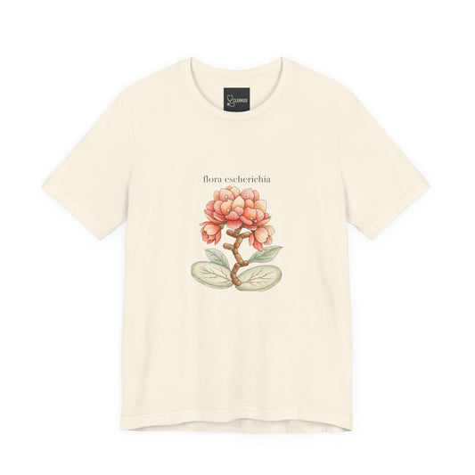 E Coli Flower Tee unique healthcare professional shirt