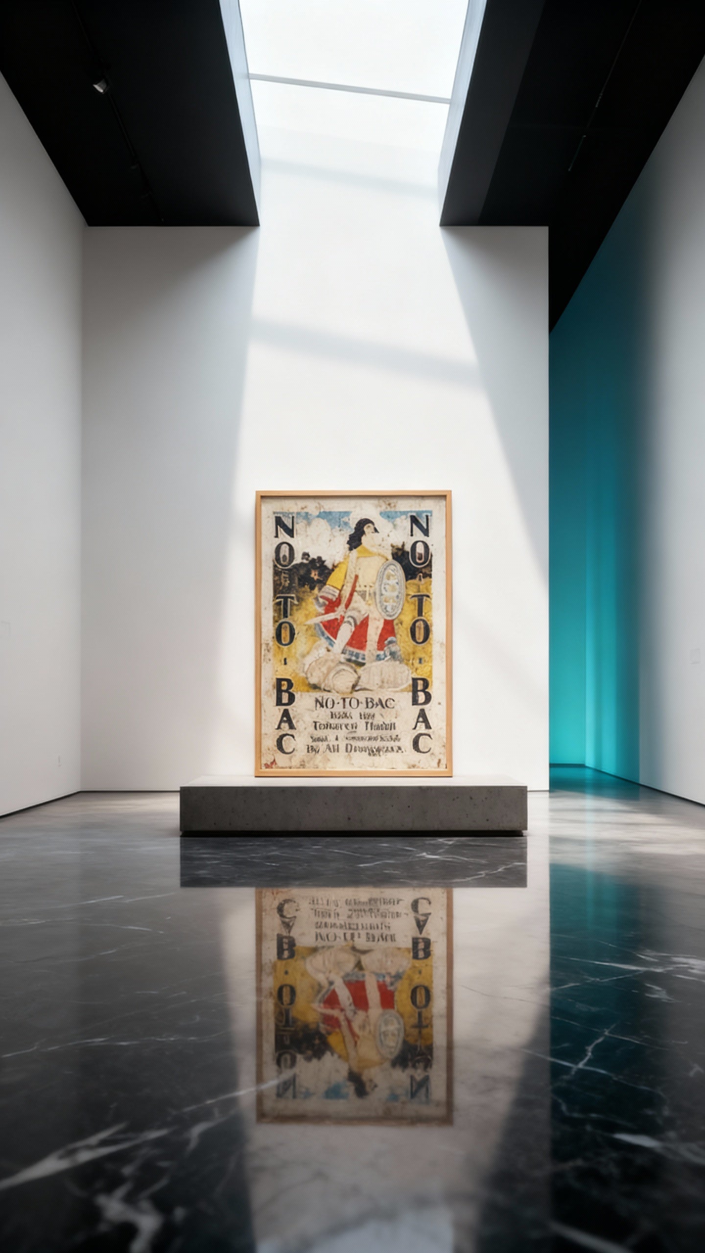 Vintage Anti-Smoking Ad Print Art of Medicine poster