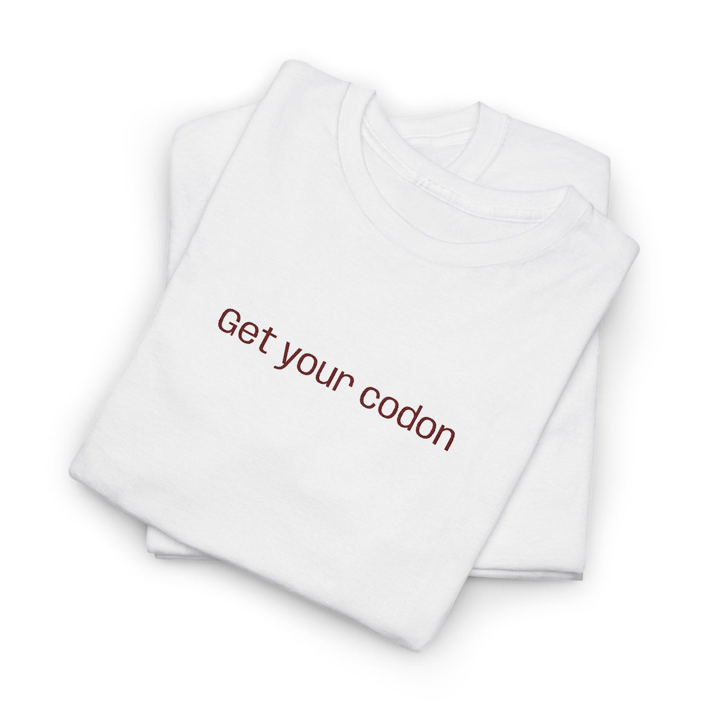 “Get your codon” Embroidered Tee