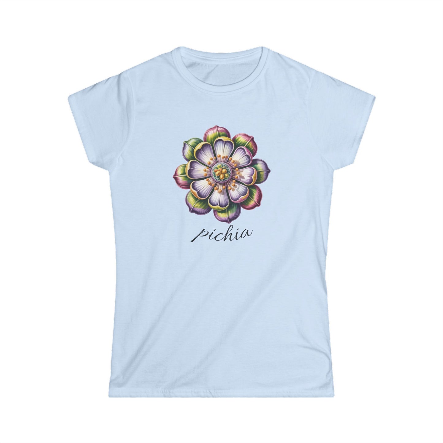 Botanical Pichia Hybrid Tee Yeast Bloom illustration view 6