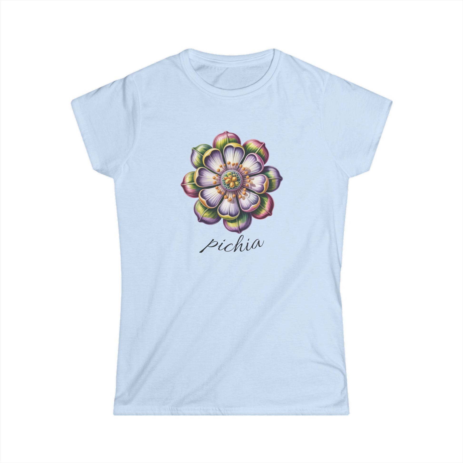 Botanical Pichia Hybrid Tee Yeast Bloom illustration view 6