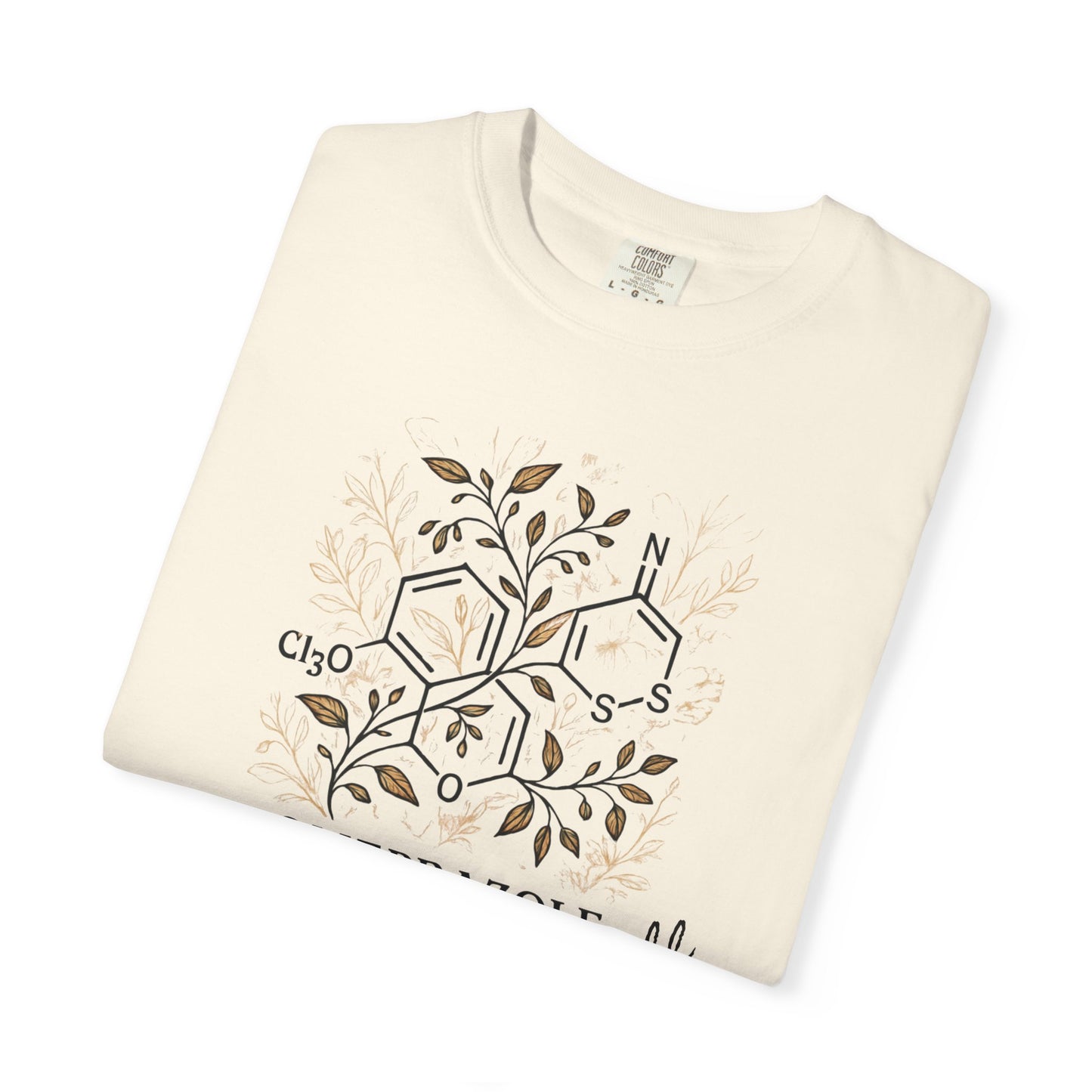 Omeprazole Funny Botanical Pharmacy Tee medical shirt detail 5