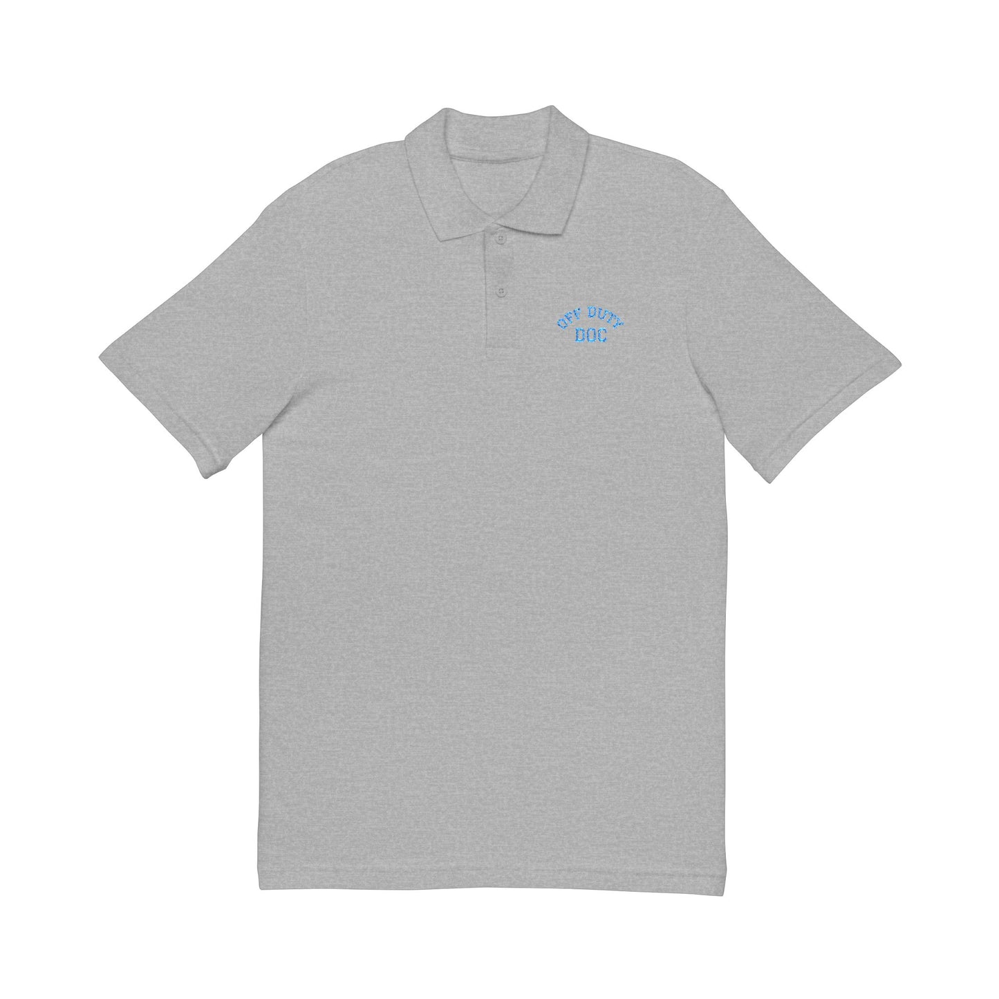 Embroidered "Off Duty" Polo Shirt