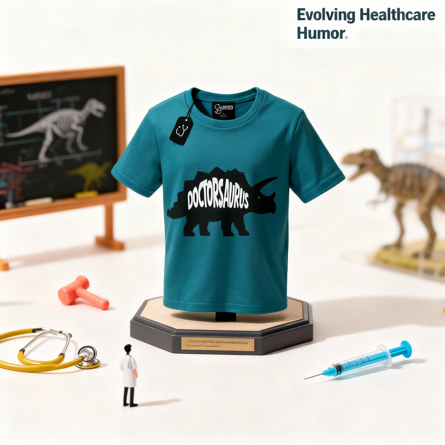 Doctorsaurus Triceratops Tee funny medical professional shirt