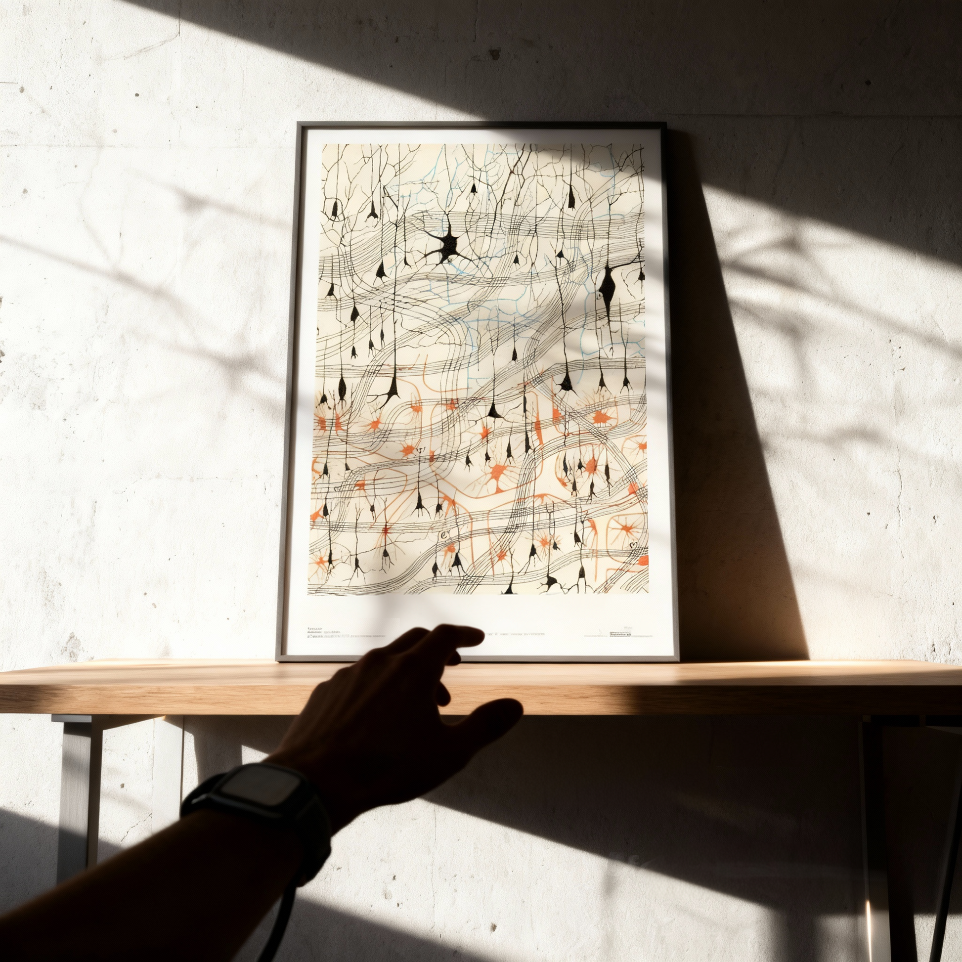 Nerve Cells Fine Art Poster professional doctor office art