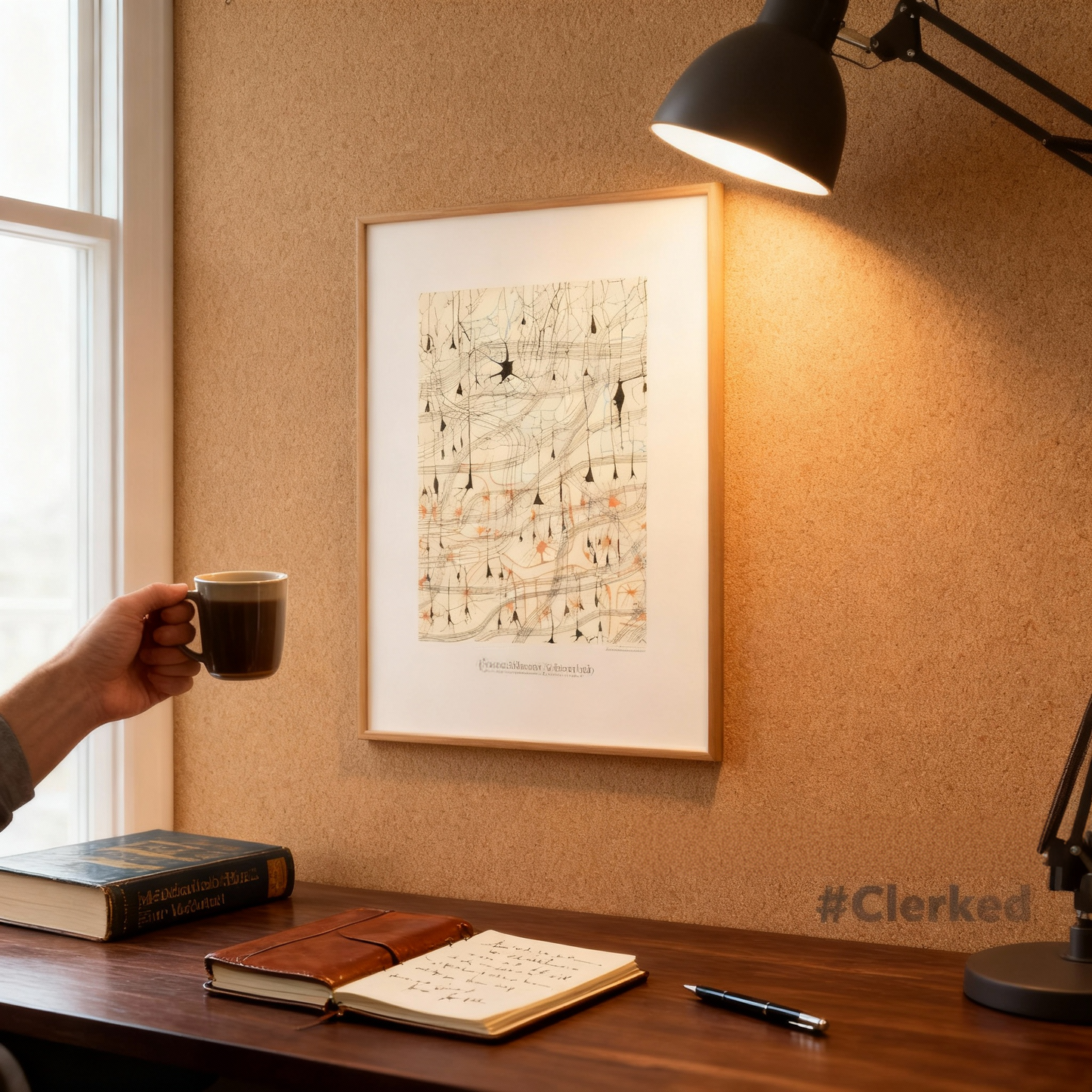 Nerve Cells Fine Art Poster unique healthcare wall art