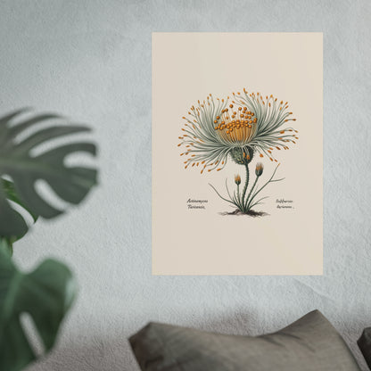 Botanical Actinomyces Imaginary Microbiology Fine Art Poster